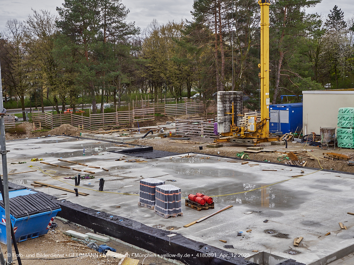 12.04.2023 - Baustelle Haus für Kinder in Neuperlach